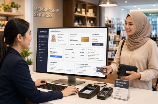 Online membership member card system Malaysia
