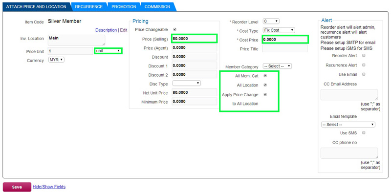 2014 12 online membership insert item detail and price 15